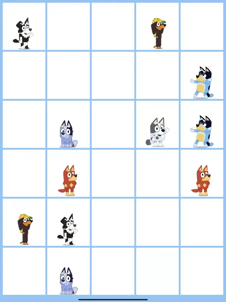 Bluey Match iPad  Screenshots