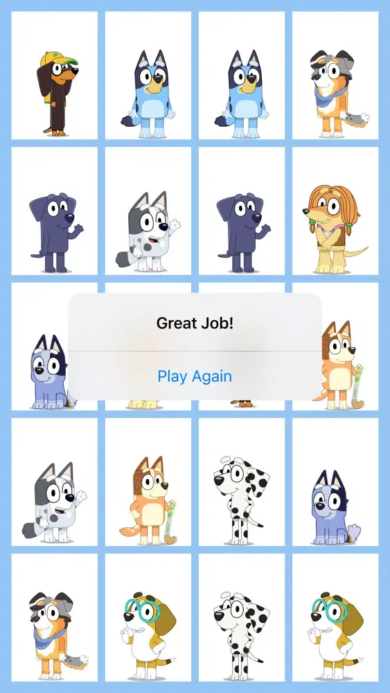 Bluey Match Screenshots