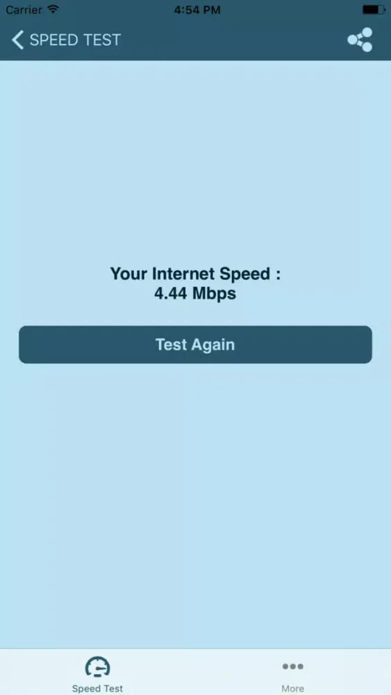 Capturas de tela do Speed Test - Internet Analyzer