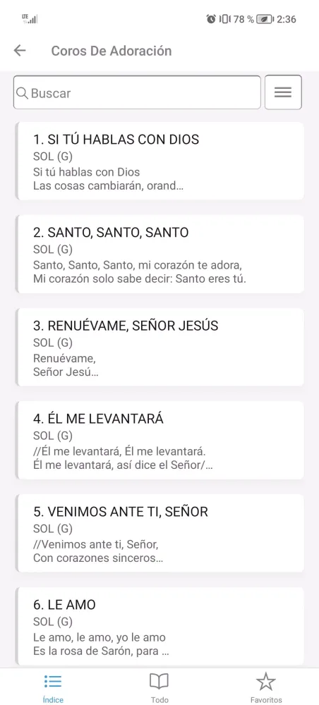 Himnario Evangélico スクリーンショット