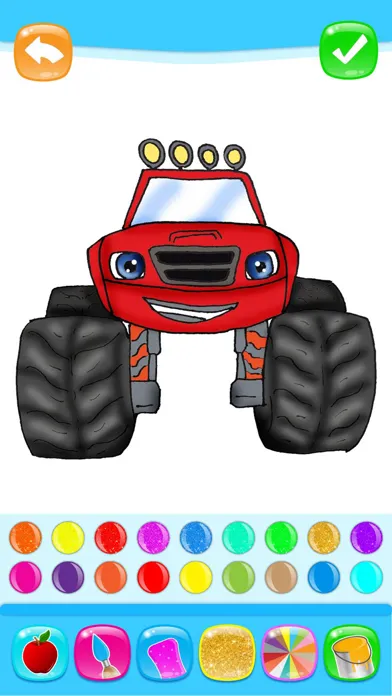 Blaze Coloring : Draw Bridge Ekran Görüntüleri
