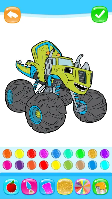 Blaze Coloring : Draw Bridge Ekran Görüntüleri