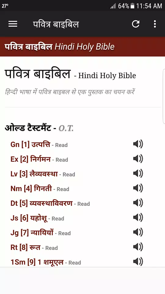 Hindi Bible Audio Screenshots