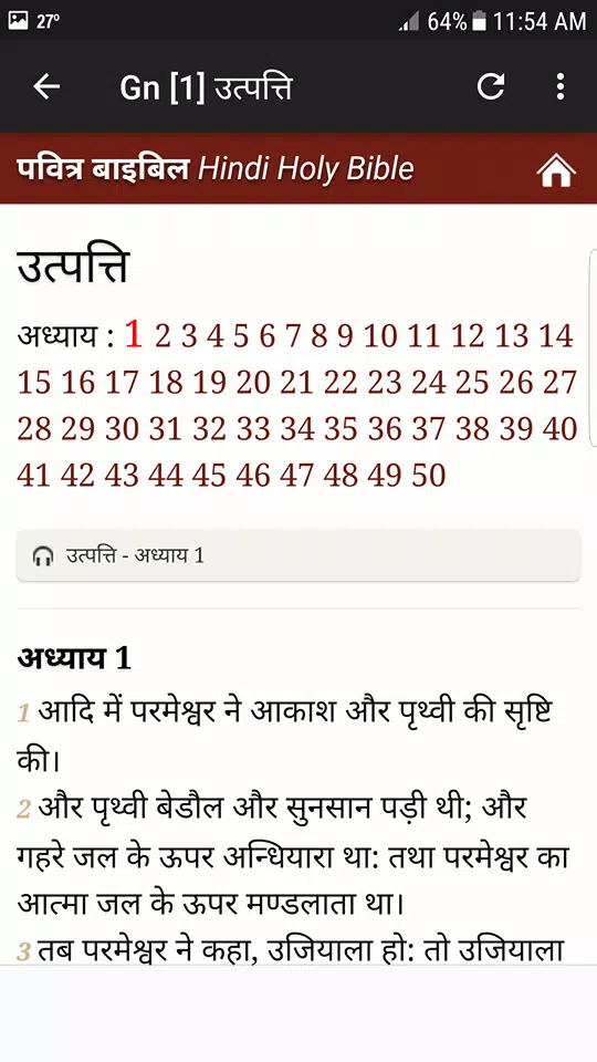 Hindi Bible Audio Screenshots