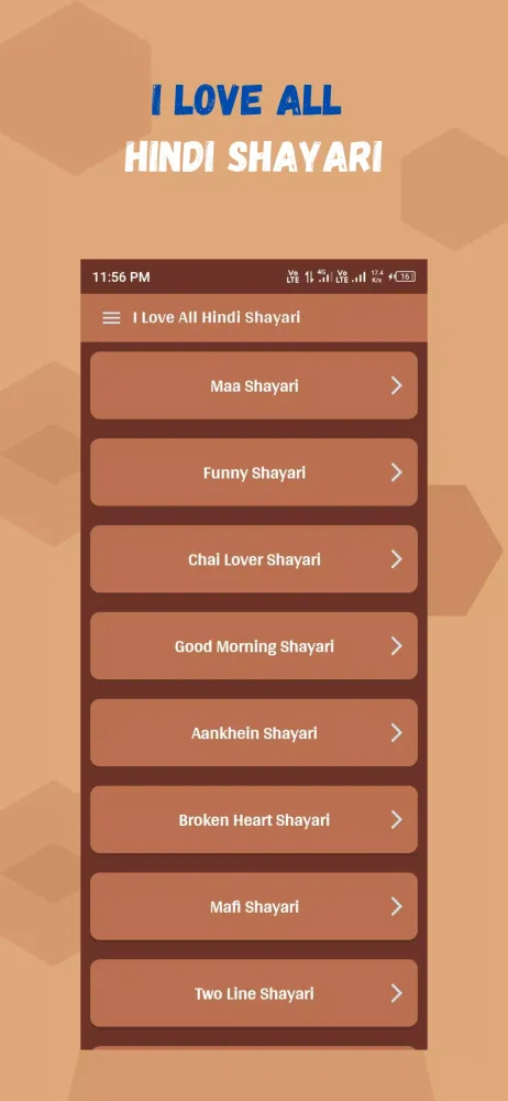 I Love All Hindi Shayari Screenshots