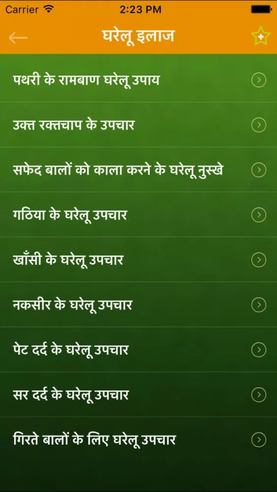 Capturas de pantalla de Hindi Ayurvedic Gharelu Upchar & Ilaj : Ayurveda
