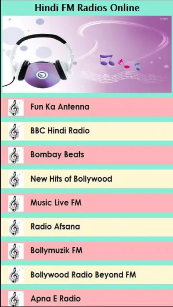Hindi FM Radios Online 스크린샷