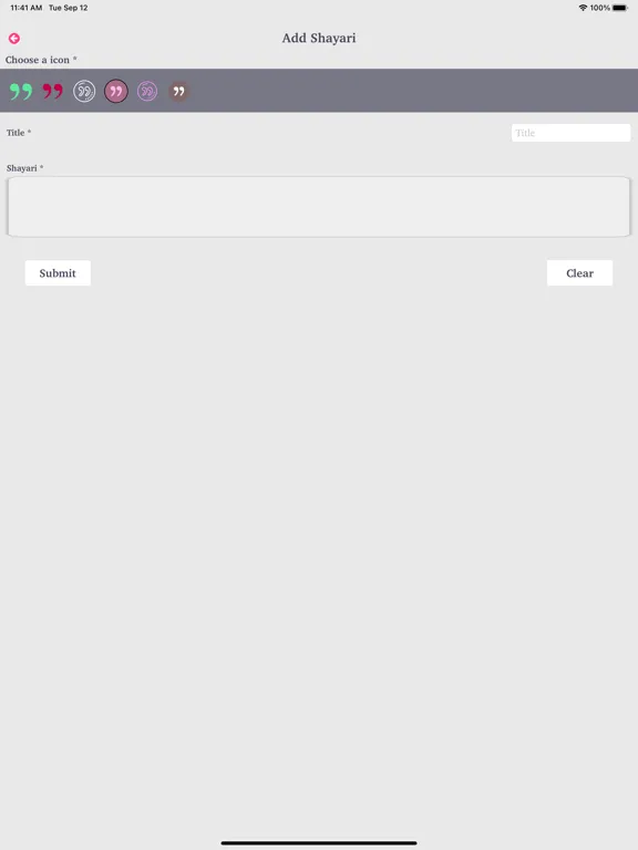 Nafrat Shayari Hindi Status iPad  Screenshots