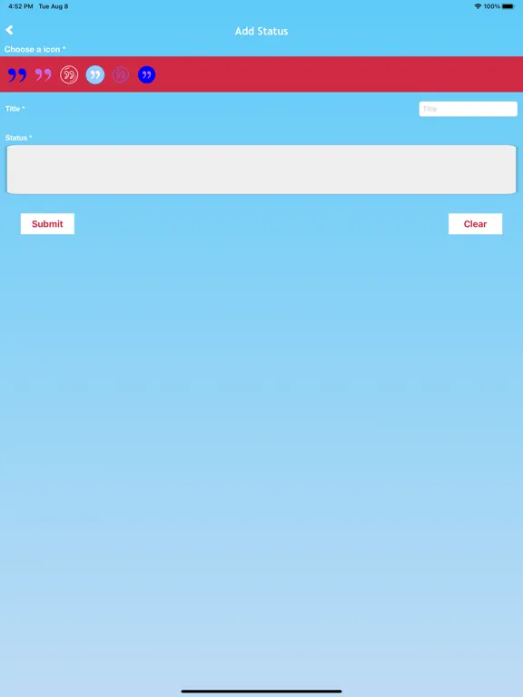 Zrzuty ekranu Hindi Status - Love Quotes iPad 
