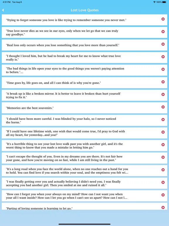 Zrzuty ekranu Hindi Status - Love Quotes iPad 