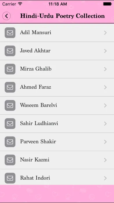 Screenshot di Hindi-Urdu Poetry