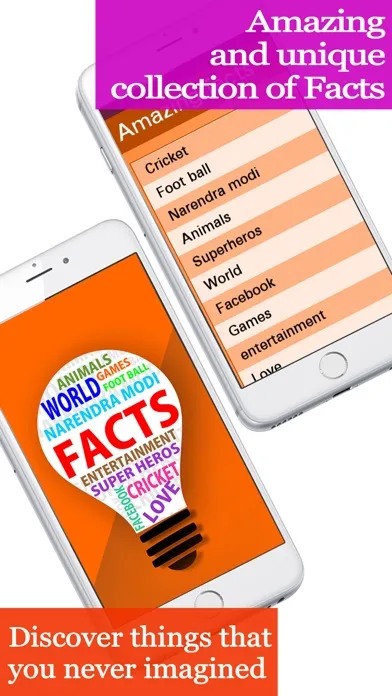 Captures d'écran de Amazing facts collection