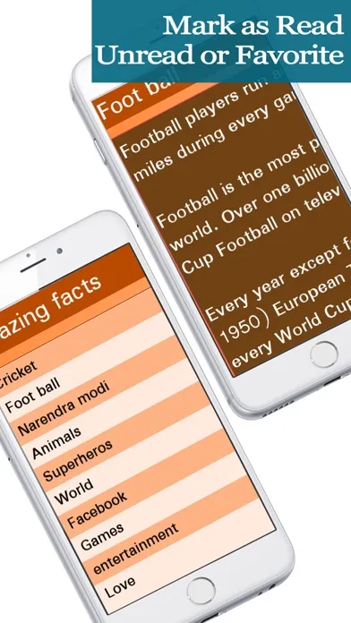 Captures d'écran de Amazing facts collection