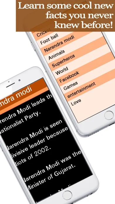 Captures d'écran de Amazing facts collection