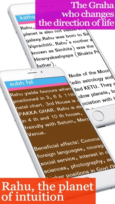Tangkapan skrin Rahu grah, App with all Rahu mantra, Kalsarp yoga and its Remedy. Read in English, Hindi and Gujarati