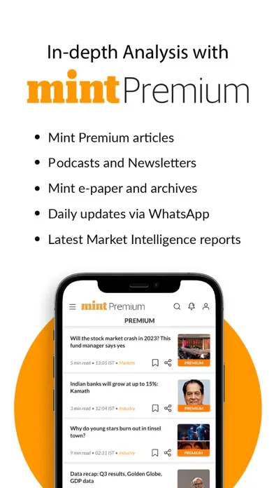Mint News App: Business & More स्क्रीनशॉट