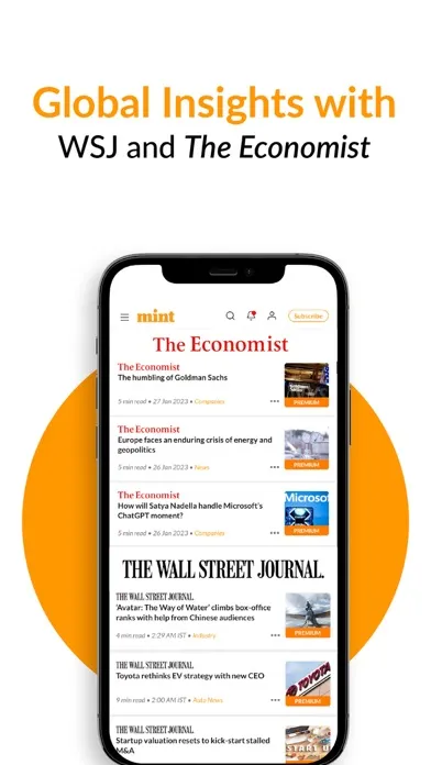 Mint News App: Business & More स्क्रीनशॉट