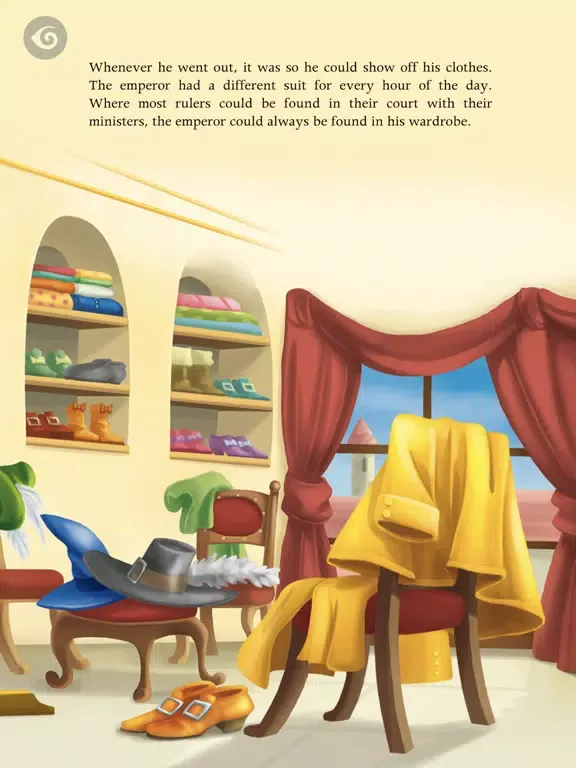 Tangkapan layar The Emperor's New Clothes: iPad 