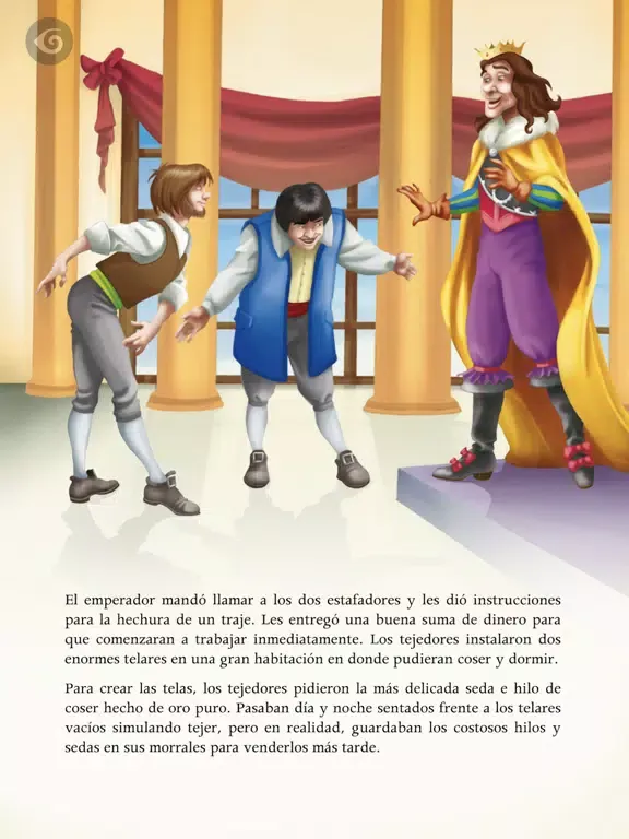 Tangkapan layar The Emperor's New Clothes: iPad 