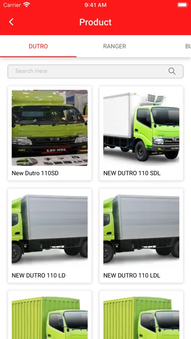 Tangkapan skrin Hino In The Box (Customer)