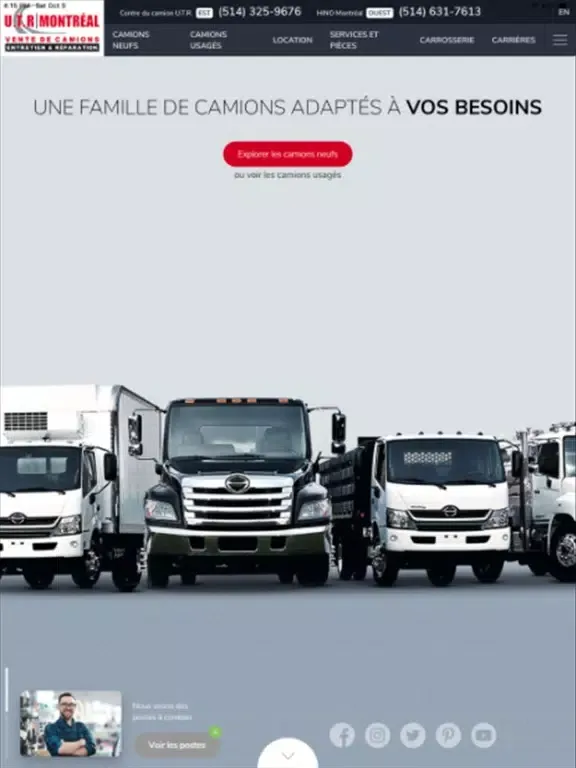 U.T.R. Hino & Hino Montréal iPad  سکرین شاٹس