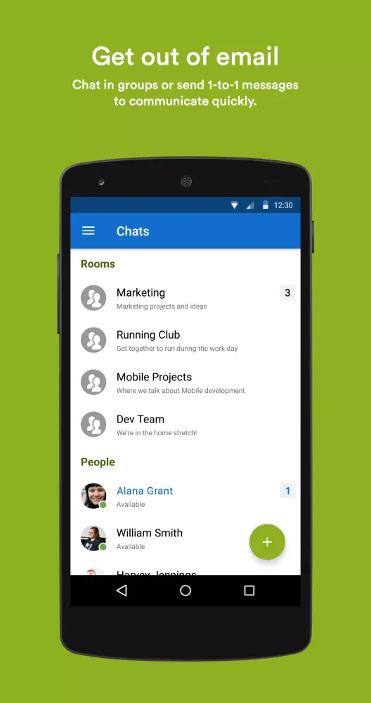 Captures d'écran de HipChat
