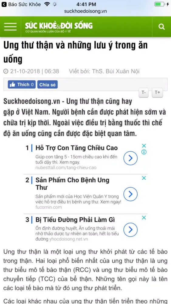 Báo Sức Khỏe - Tin Tức 24h سکرین شاٹس