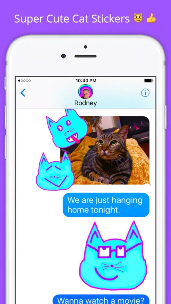 Tangkapan layar Emoji Kitty - Animated Cat Emojis Stickers