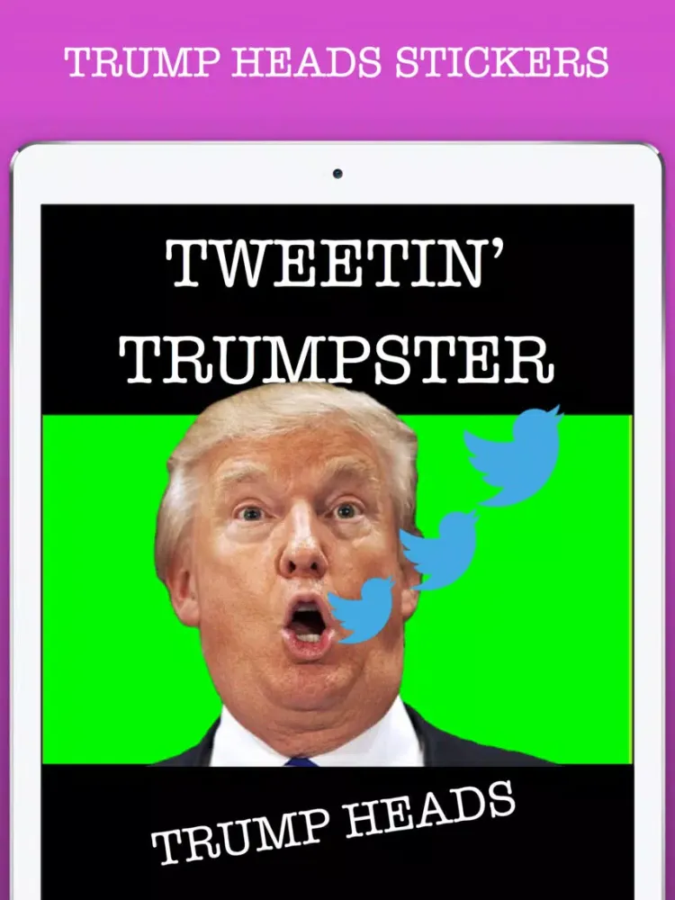 Captures d'écran de Trump Heads GIF Sticker App Pack for iMessage GIFS iPad 