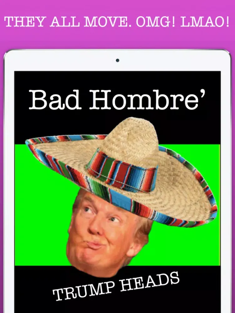 Captures d'écran de Trump Heads GIF Sticker App Pack for iMessage GIFS iPad 