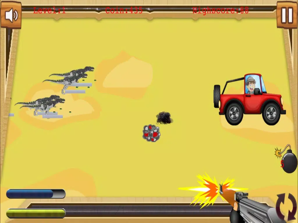 ภาพหน้าจอของ A Dino World Escape FREE - Wild Creature Hunter iPad 