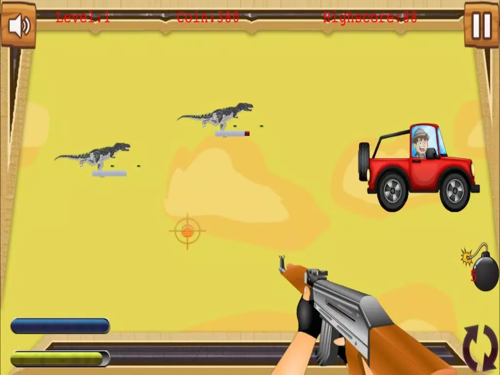 ภาพหน้าจอของ A Dino World Escape FREE - Wild Creature Hunter iPad 