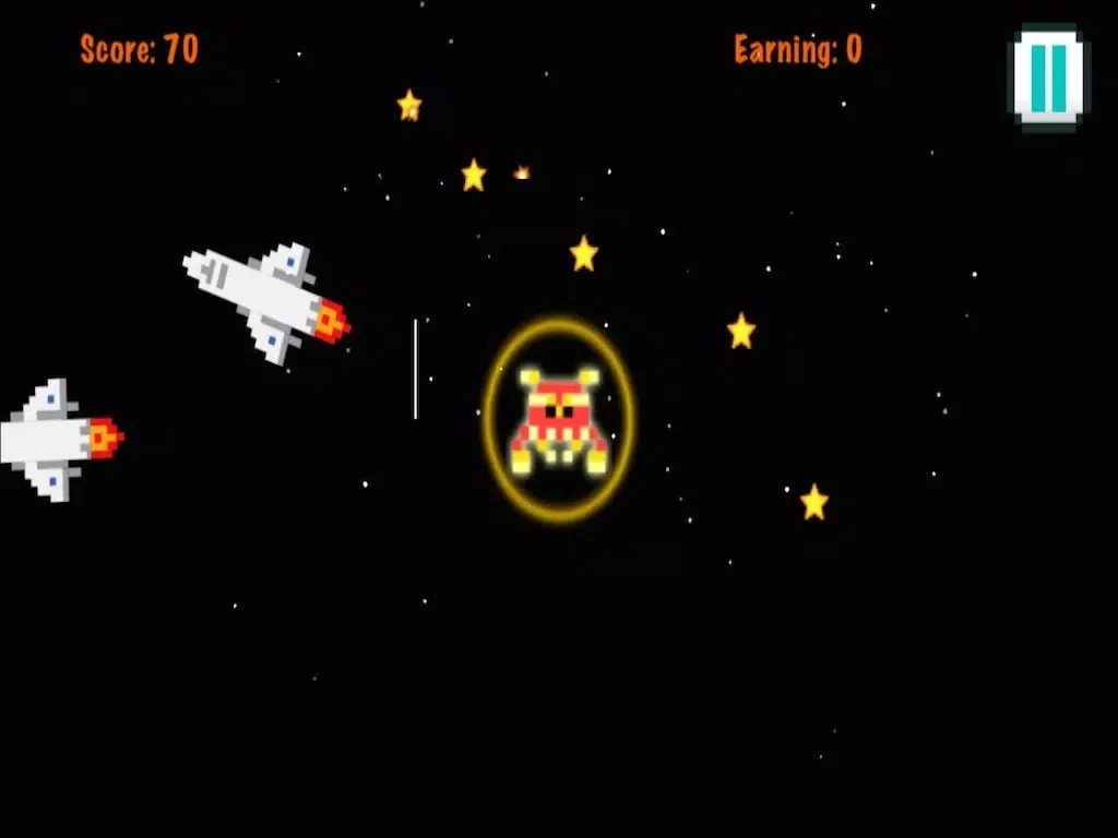 Capturas de pantalla de A Star Ship Space War FREE - Missile Attack Survival Game iPad 