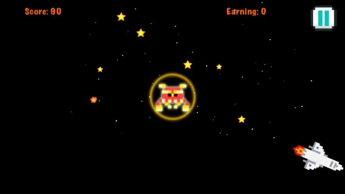 Capturas de pantalla de A Star Ship Space War FREE - Missile Attack Survival Game