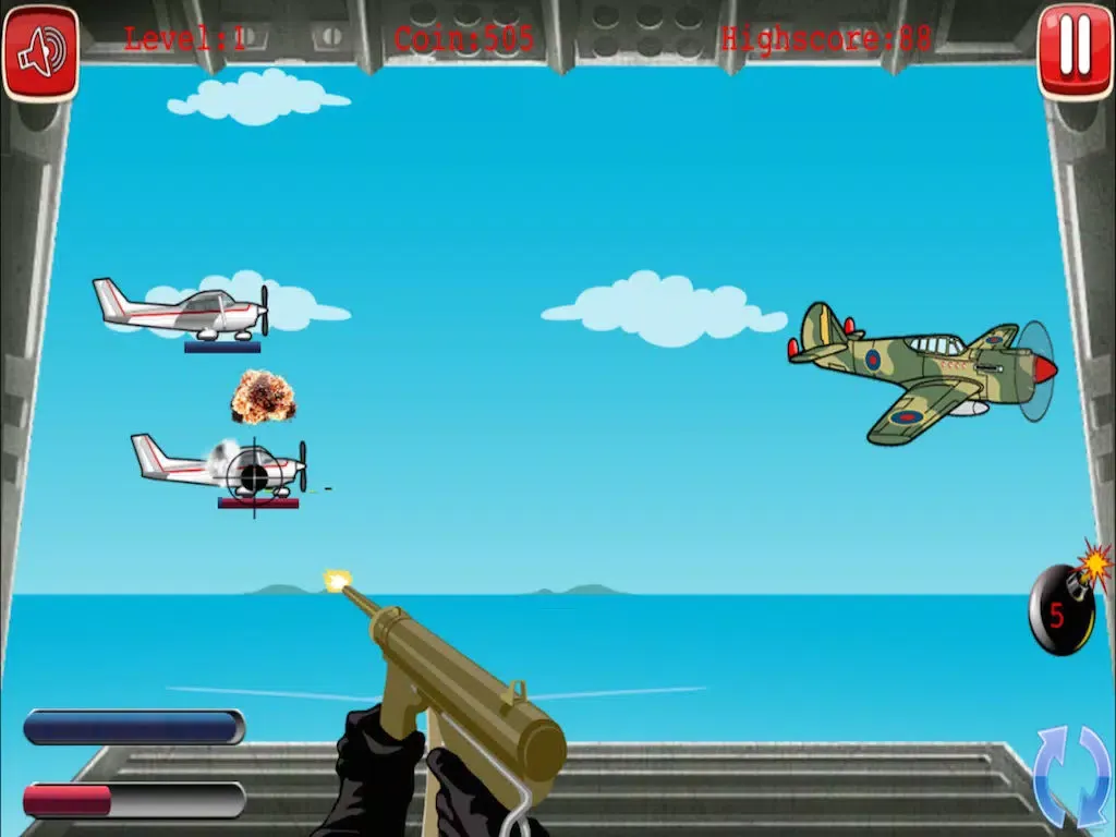 Zrzuty ekranu A Storm Raider Attack FREE - Sky Jet Fighter Defense iPad 