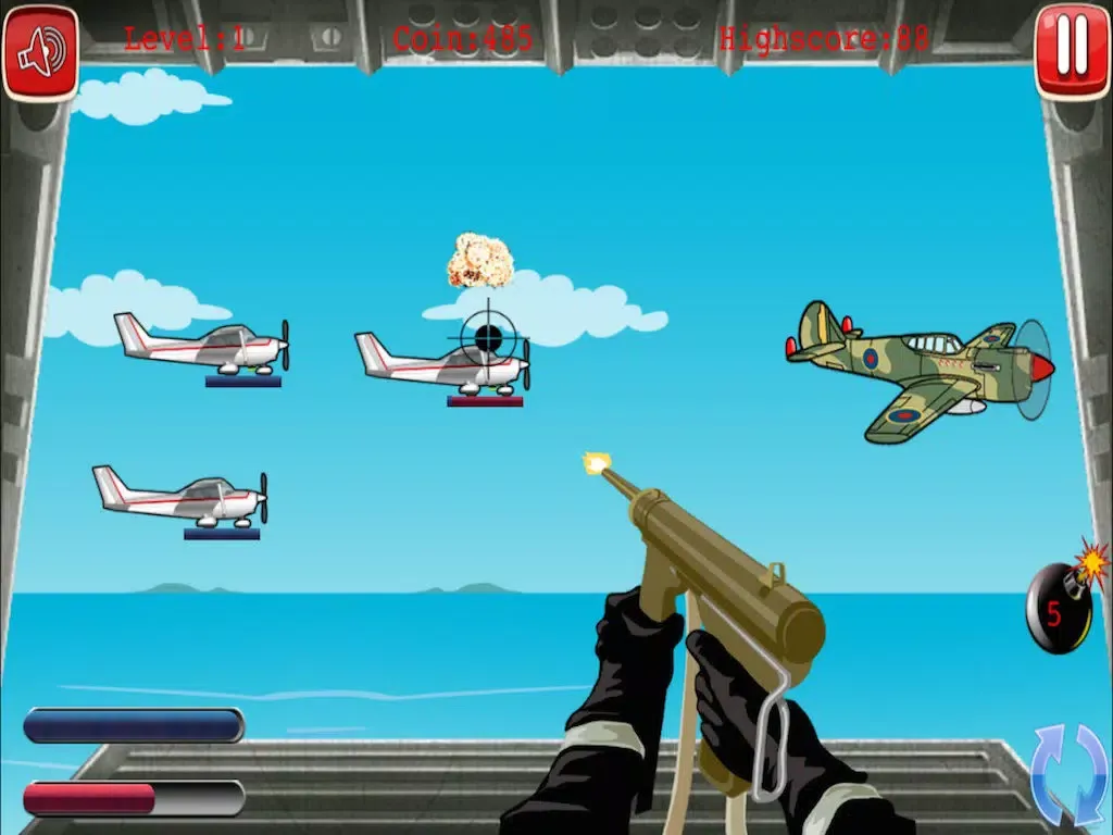 Zrzuty ekranu A Storm Raider Attack FREE - Sky Jet Fighter Defense iPad 