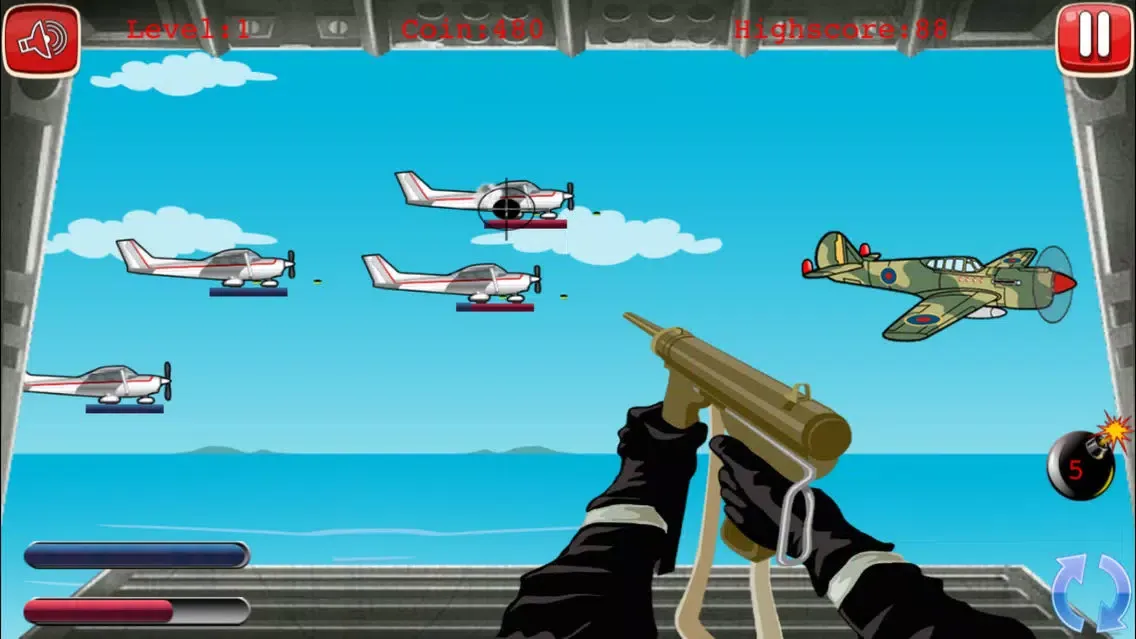 Zrzuty ekranu A Storm Raider Attack FREE - Sky Jet Fighter Defense
