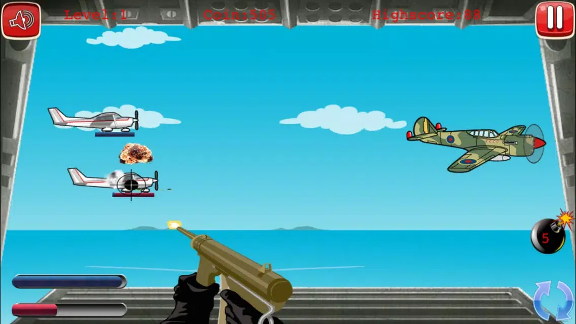 Zrzuty ekranu A Storm Raider Attack FREE - Sky Jet Fighter Defense
