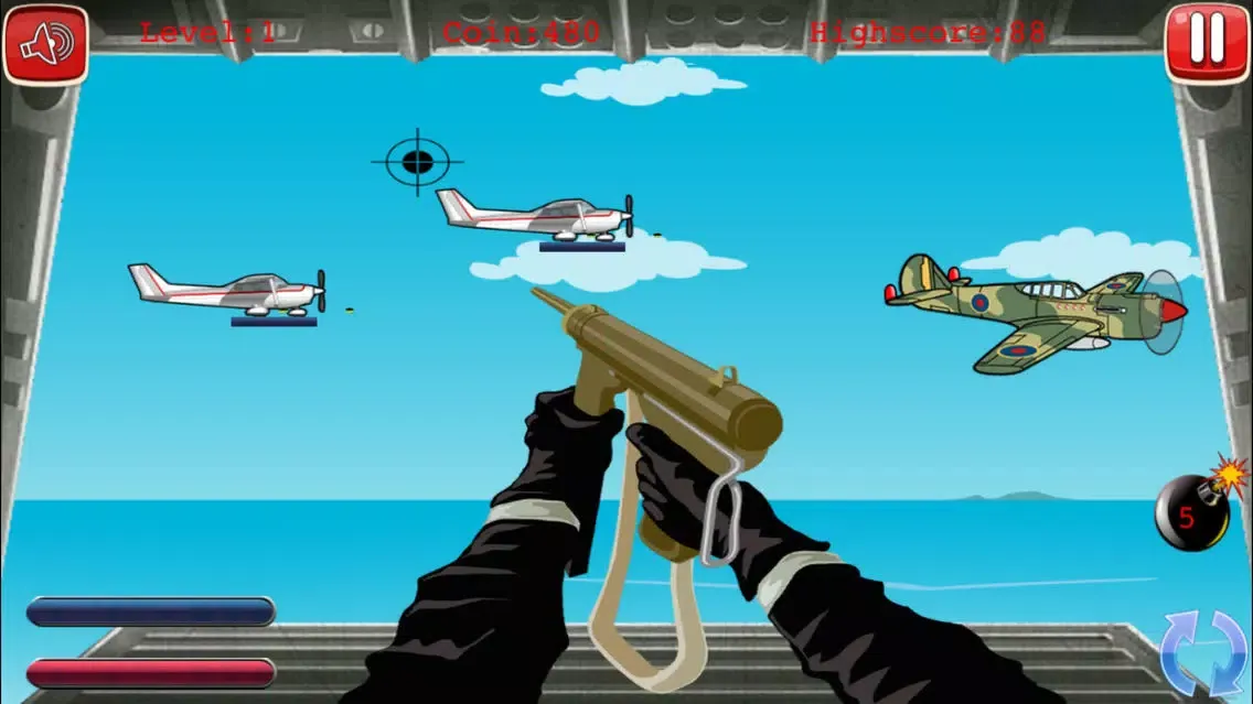 Zrzuty ekranu A Storm Raider Attack FREE - Sky Jet Fighter Defense
