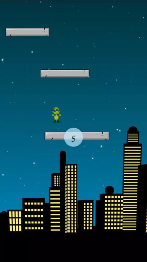 Tangkapan layar A Teenage Turtle Jumping Game FREE - Fast Bouncy Ninja Challenge