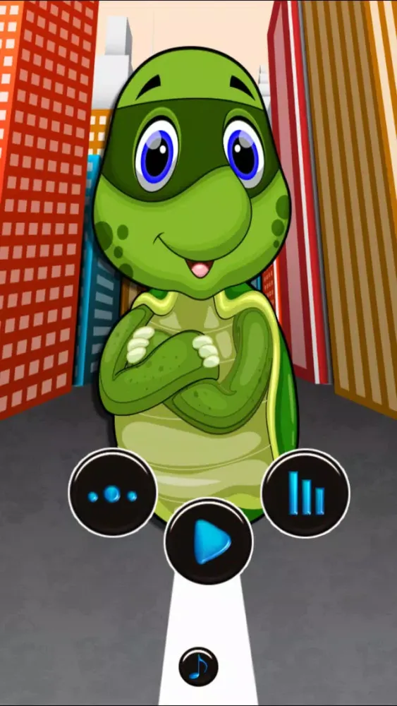 Tangkapan layar A Teenage Turtle Jumping Game FREE - Fast Bouncy Ninja Challenge