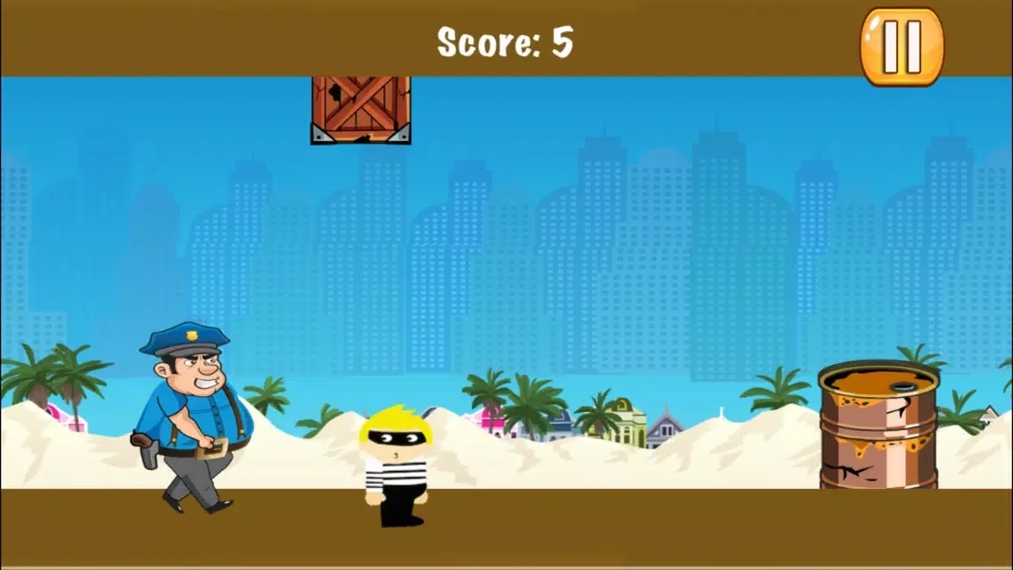 Evil Robber Dash FREE - Cop Catch Speed Chase应用截图