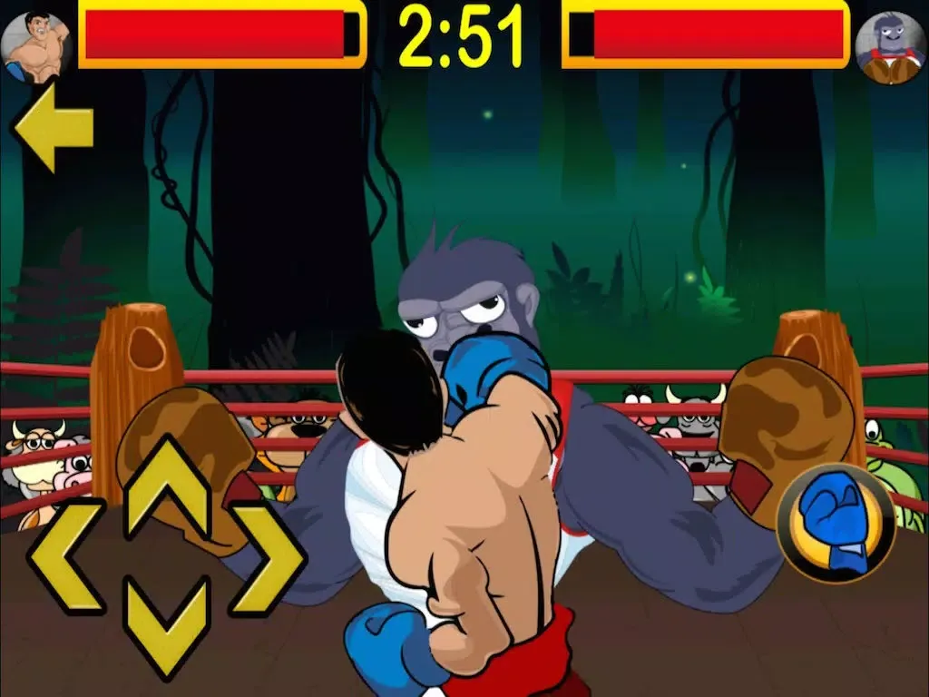 ภาพหน้าจอของ A Monkey Slap Boxing FREE - Jungle Animal Fight Challenge iPad 