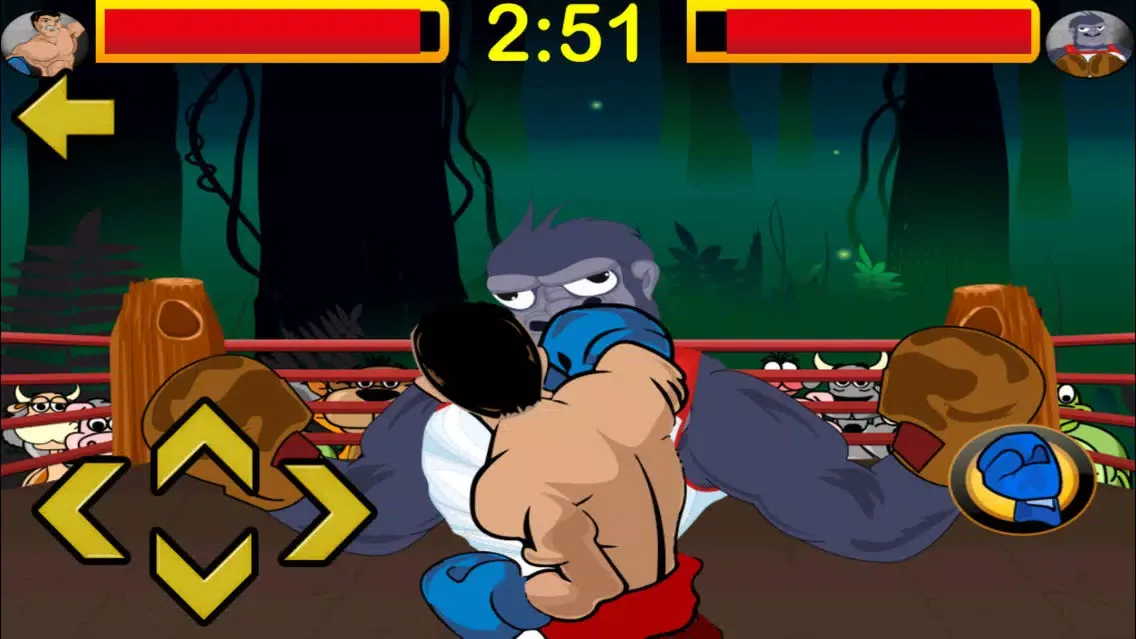 ภาพหน้าจอของ A Monkey Slap Boxing FREE - Jungle Animal Fight Challenge