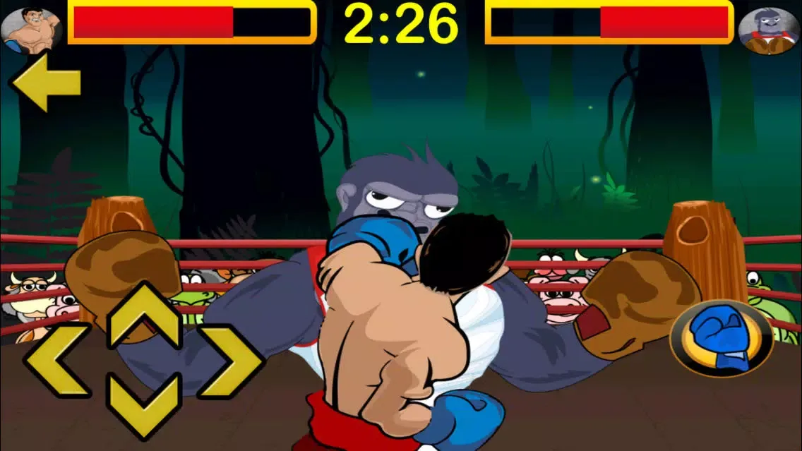 ภาพหน้าจอของ A Monkey Slap Boxing FREE - Jungle Animal Fight Challenge