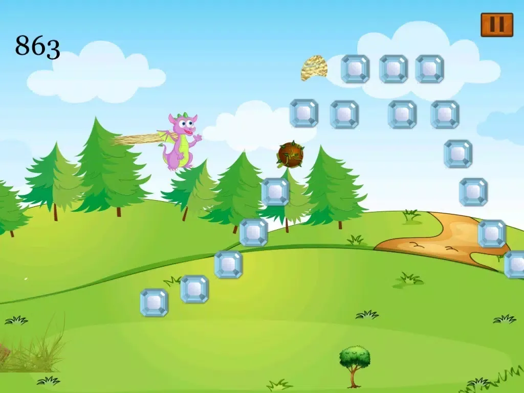 A Rich Little Dragon FREE - Jumpy Treasure Hunt Madness iPad  स्क्रीनशॉट
