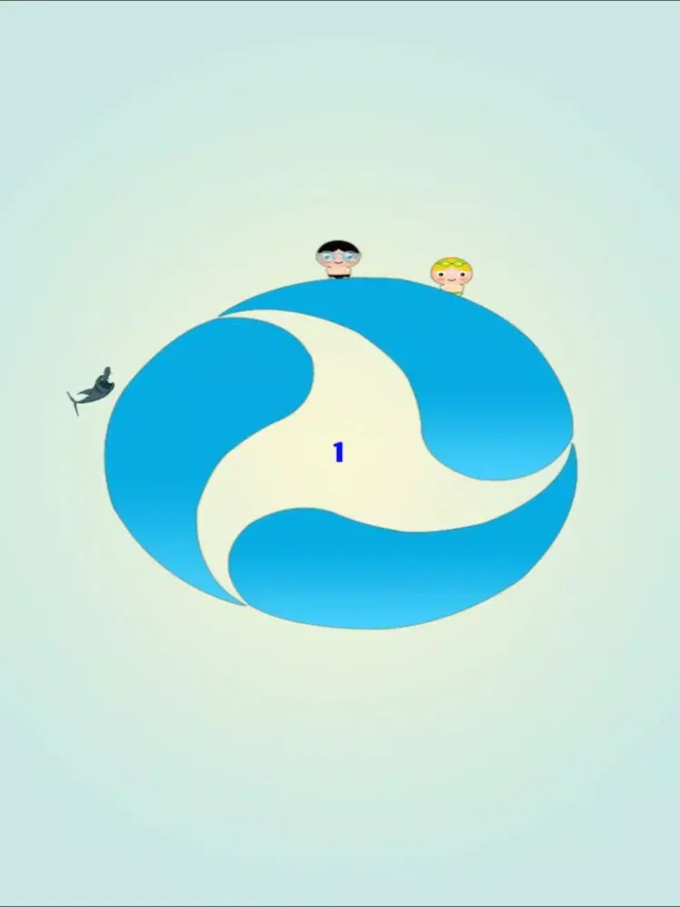 A Shark Swim Rescue Game FREE - Underwater Survival Dash iPad  Screenshots