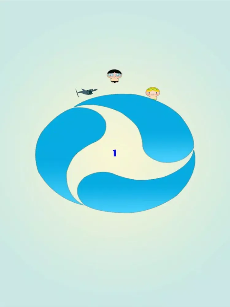 A Shark Swim Rescue Game FREE - Underwater Survival Dash iPad  Screenshots