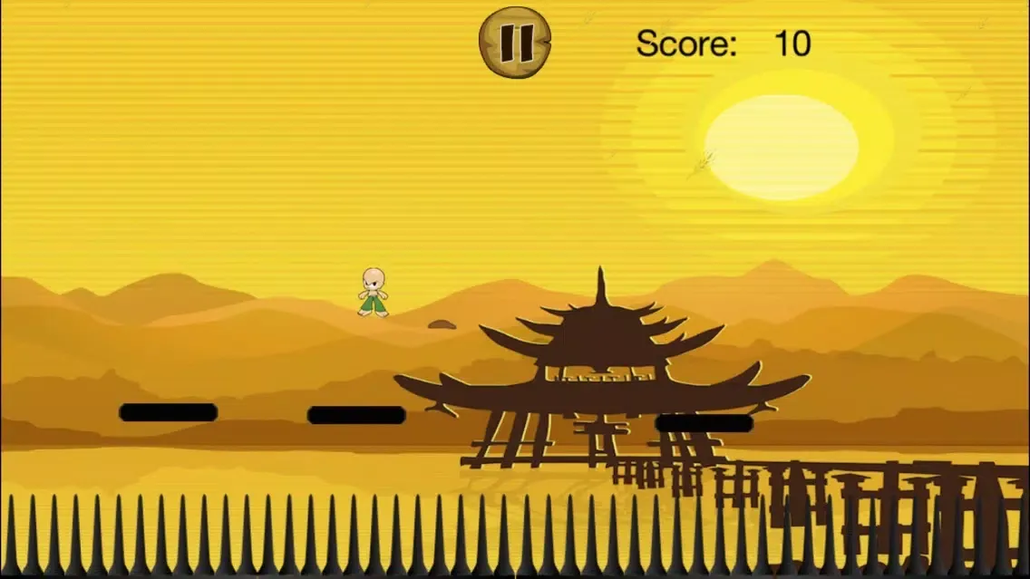 Capturas de tela do A Tiny Karate Master FREE - Epic Jumping Warrior