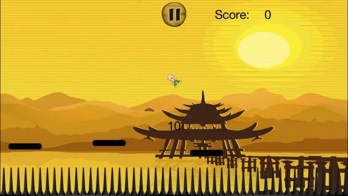 Capturas de tela do A Tiny Karate Master FREE - Epic Jumping Warrior